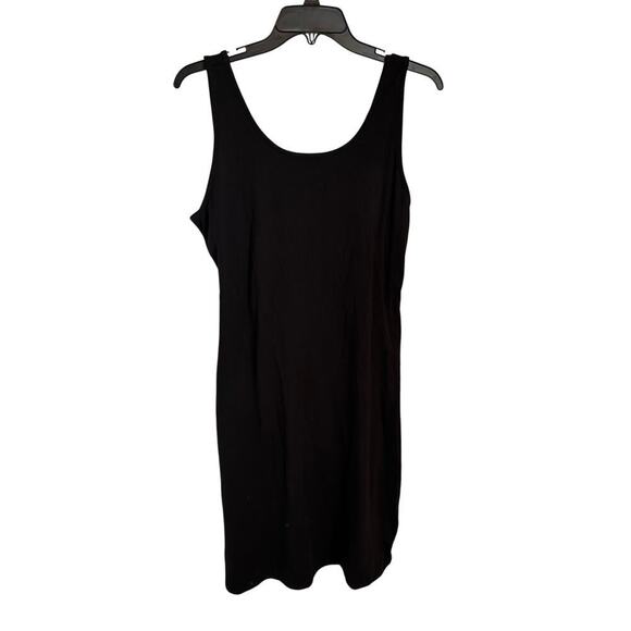 Tentree Women's Black Twist Back Dress size XL Tank Fitted Summer - Picture 1 of 11